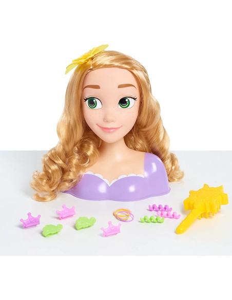 Disney Princess Testa styling head di Rapunzel FIC87253 Jakks Pacific | Futurartshop.com