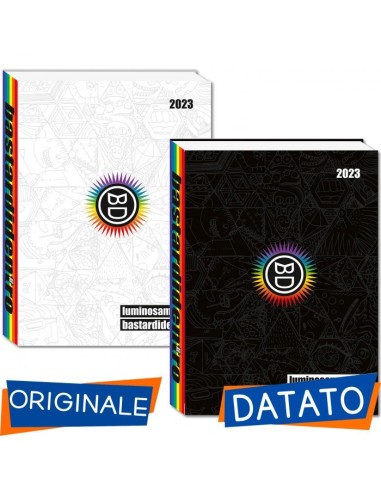 Standard Diary Bastards inside brightly 16 months 22-23 in 2 colors SEV584002207-000 Seven | Futurartshop.com