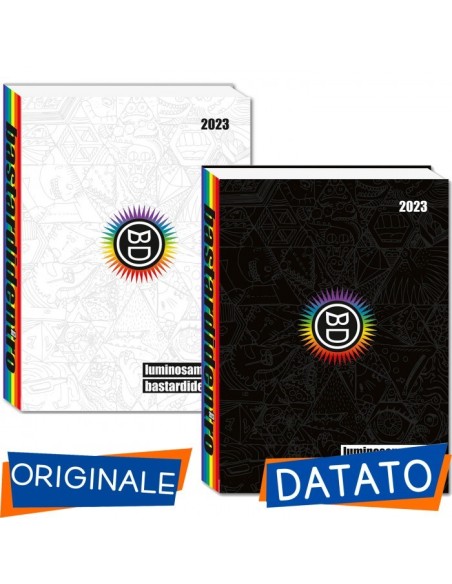 Diario standard Bastardi Dentro luminosamente 16 mesi 22-23 in 2 colori SEV584002207-000 Seven | Futurartshop.com
