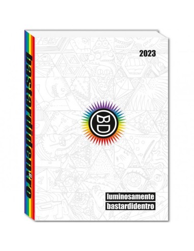 Standard Diary Bastards inside brightly 16 months 22-23 in 2 colors SEV584002207-000 Seven | Futurartshop.com
