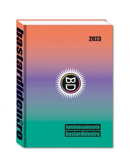 Diario standard Bastardi Dentro 22-23 fluo 16 mesi - 3 colori SEV584002203-000 Seven | Futurartshop.com