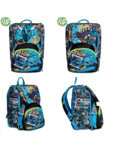 S Gang Gang extendable backpack Bo Dinosauro dinosaur flip 3D 22-23 SEV2C2002247-899 Seven | Futurartshop.com