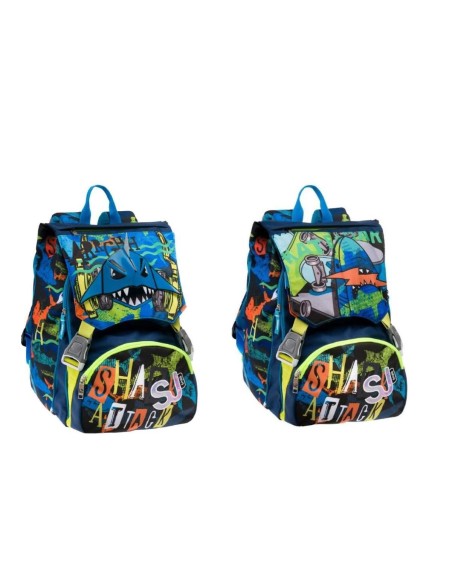 S Gang Gang extendable backpack Bo Animali animals flip 3D 22-23 SEV2C2002241-550 Seven | Futurartshop.com