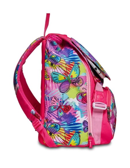 S Gang Gang extendable backpack girl animals flip 3D pink color 22-23 SEV2C2002250-382 Seven | Futurartshop.com