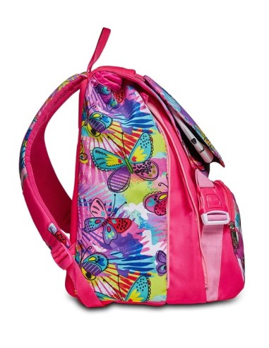 S Gang Gang extendable backpack girl animals flip 3D pink color 22-23 SEV2C2002250-382 Seven | Futurartshop.com