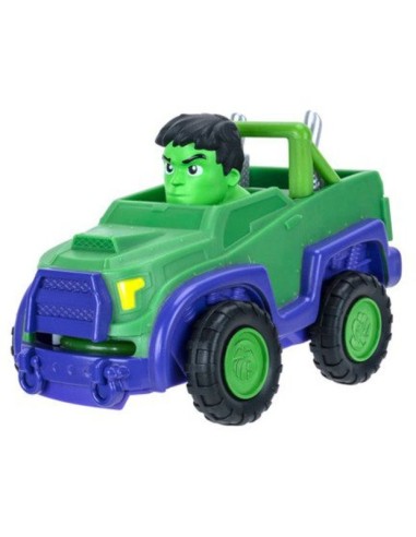Marvel Spidey Mini veicolo di Hulk lancia dischi FICSNF0012 Hasbro | Futurartshop.com
