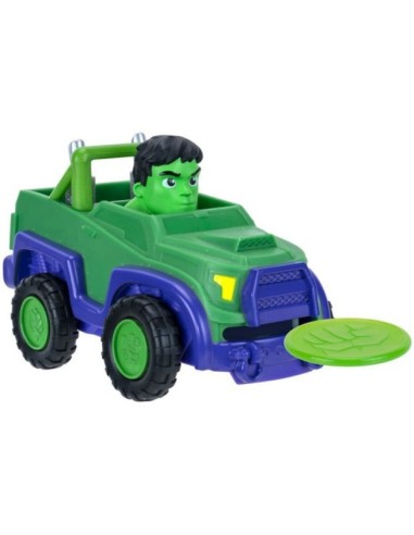 Marvel Spidey Mini veicolo di Hulk lancia dischi FICSNF0012 Hasbro | Futurartshop.com