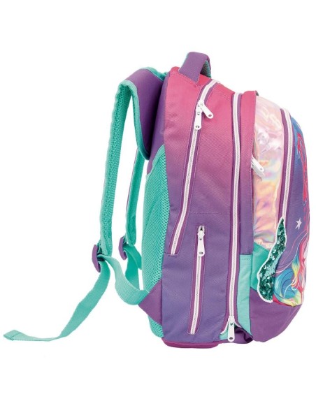 Barbie stretchable backpack round shape I Believe 22-23 GIOBA902000 Giochi Preziosi | Futurartshop.com