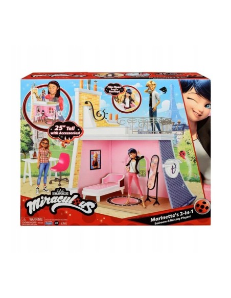 Miraculous Ladybug Marinette playset 2in1 FIC50660 Bandai | Futurartshop.com