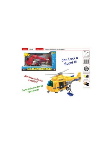 Elicottero Pronto Soccorso 1:16 TOY26822 Toys Garden | Futurartshop.com