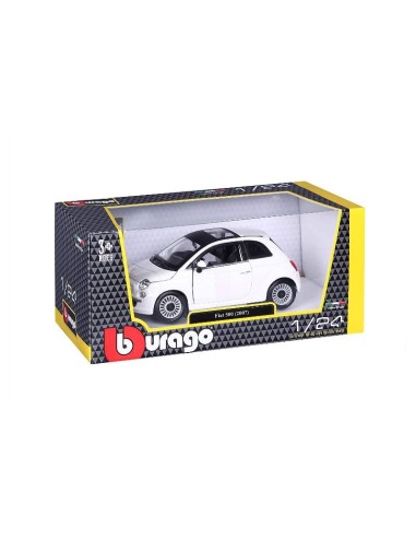Bburago Auto Fiat 500 del 2007 in scala 1 : 24 GOL18-22106 Burago | Futurartshop.com