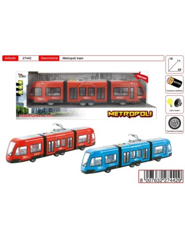 1: 16 scale clutch Tram - 2 colors TOY27442 Toys Garden | Futurartshop.com