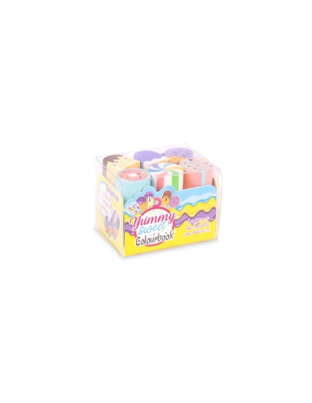 Confezione Gomme per cancellare Yummy Sweet da 6 pezzi LAGCOL22011 Colourbook | Futurartshop.com