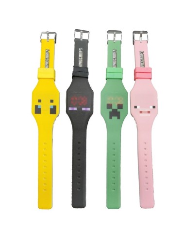 Minecraft wristwatch in 4 models PUCWATC20 Futurart | Futurartshop.com