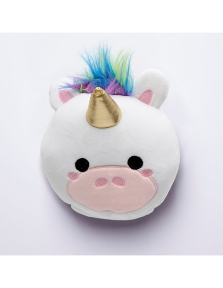Cuscino da viaggio a forma di Unicorno con maschera per gli occhi PUCCUSH258 Futurart | Futurartshop.com