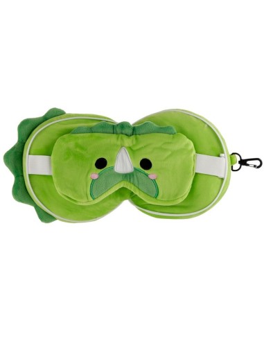 Cuscino da viaggio Dinosauro con maschera per gli occhi PUCCUSH251 Futurart | Futurartshop.com
