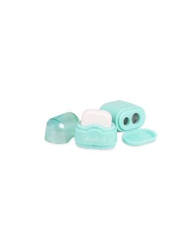 Sharpened pencil sharpener with 2 holes tank and rubber LAGCOL22020 Colourbook | Futurartshop.com