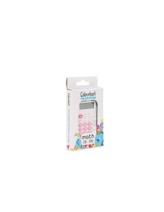 Calcolatrice tascabile 8 calcoli Math CB -195 in 6 colori LAGCOL22105 Colourbook | Futurartshop.com 2