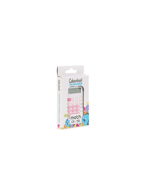 Pocket calculator 8 Math calculations CB -195 in 6 colors LAGCOL22105 Colourbook | Futurartshop.com