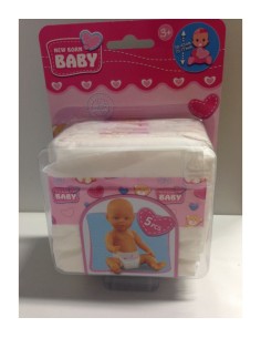 Simba 105561906 35-50 cm-doll diapers (Pack of 5) 10263 Simba Toys | Futurartshop.com