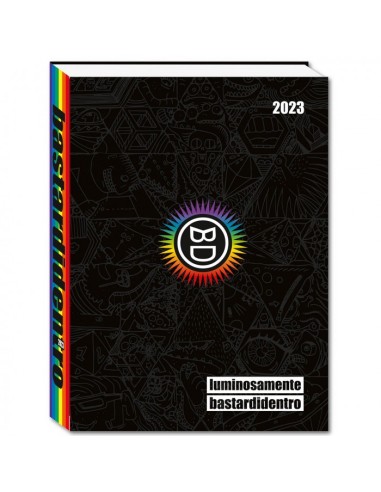 Diario standard Bastardi Dentro 22-23 luminosamente 16 mesi - 3 colori SEV584002201 Seven | Futurartshop.com