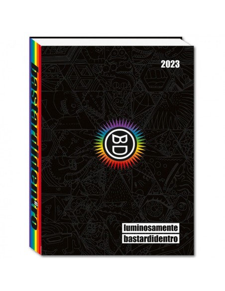 Diario standard Bastardi Dentro 22-23 luminosamente 16 mesi - 3 colori SEV584002201 Seven | Futurartshop.com