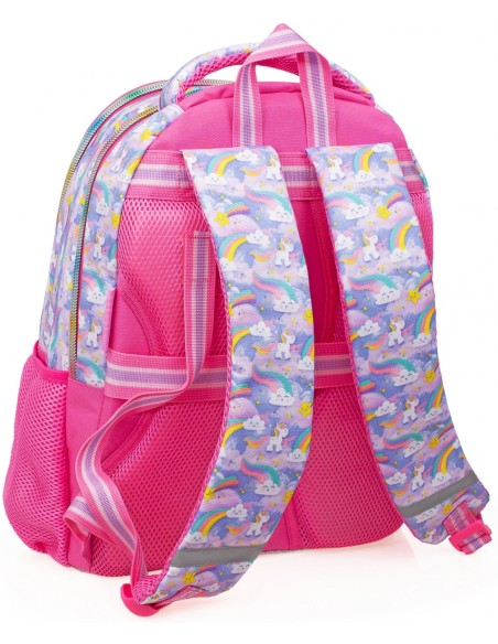 Unicorn Mar backpack with 3 zip case 4MJR15173-15174 Julian Ross | Futurartshop.com