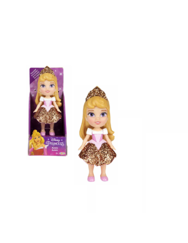 Disney Princess - Mini Bambola Aurora abito rosa GIO84461 Jakks Pacific | Futurartshop.com