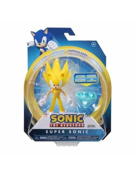 Sonic Super Sonic character with accessories-10 cm JAK41119-2 Jakks Pacific | Futurartshop.com