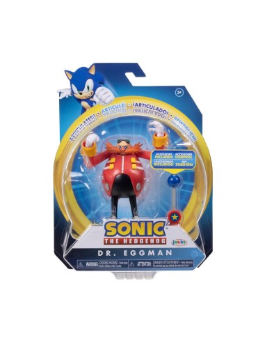 Sonic character Dr Eggman with accessories - 10cm JAK41119-4 Jakks Pacific | Futurartshop.com