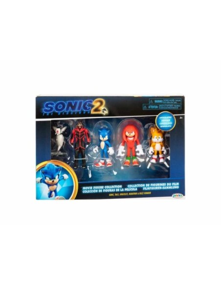 Sonic 2 confezione con 5 personaggi JAK41268 Jakks Pacific | Futurartshop.com