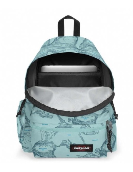 Padded zippl'r map Turquoise backpack EASEK0A5B74U69 Eastpak | Futurartshop.com