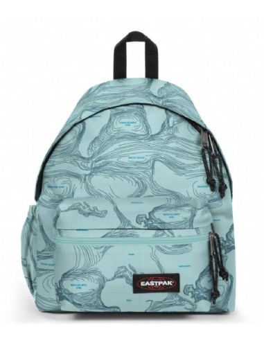 Padded zippl'r map Turquoise backpack EASEK0A5B74U69 Eastpak | Futurartshop.com