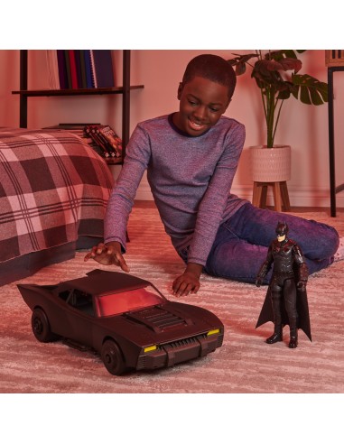 The Batman-Batmobile vehicle with character 30 cm TOY6061615 Spin master | Futurartshop.com