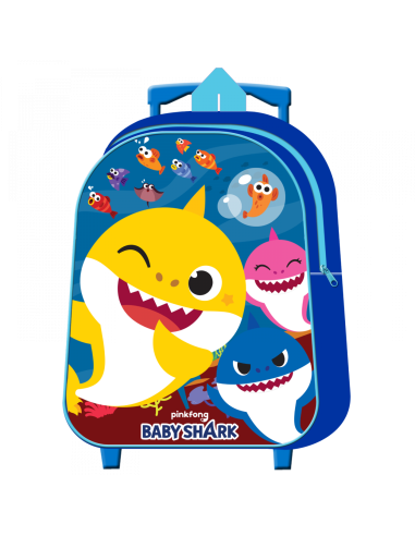 Trolley asilo Baby Shark premium DIM1000ET28-1414 Futurart | Futurartshop.com