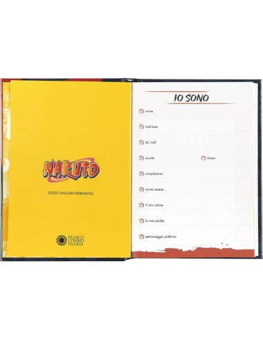 Diario standard Naruto 12 mesi 22-23 PAN68890 Panini | Futurartshop.com
