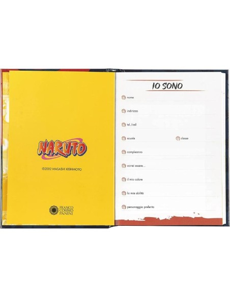 Diario standard Naruto 12 mesi 22-23 PAN68890 Panini | Futurartshop.com