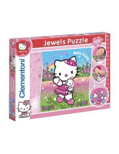 puzzle hello kitty con adesivi 2175062495113 Clementoni | Futurartshop.com