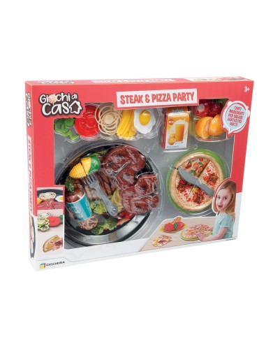 Giochi di casa playset Bistecca e Pizza party GIOGGI220095 Giochi Preziosi | Futurartshop.com