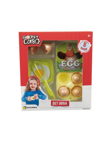 Giochi di Casa set Uova con 8 pezzi GIOGGI220096 Giochi Preziosi | Futurartshop.com