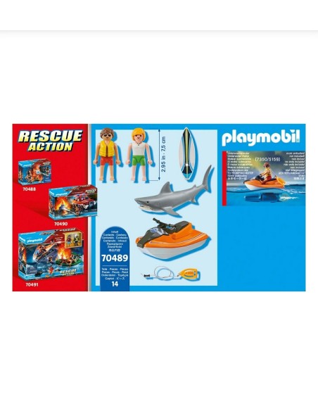 PLA Squalo Mobil - Shark Attack 70489 GIO70489 Playmobil | Futurartshop.com