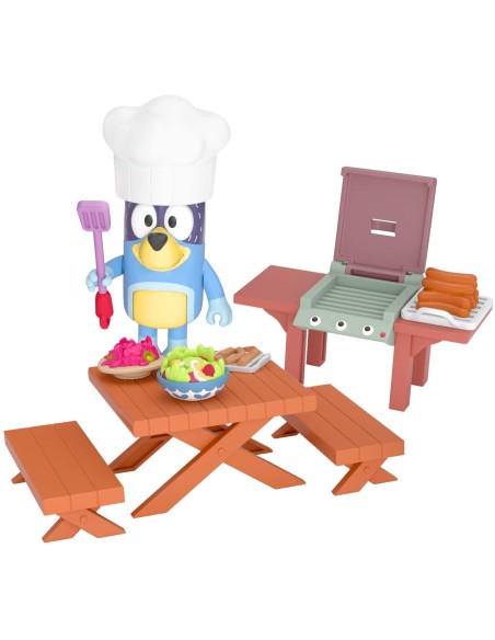 Bluey playset Barbecue in giardino backyard BBQ GIOBLY10000-1 Giochi Preziosi | Futurartshop.com
