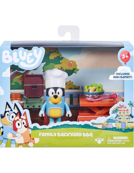 Bluey playset Barbecue in giardino backyard BBQ GIOBLY10000-1 Giochi Preziosi | Futurartshop.com