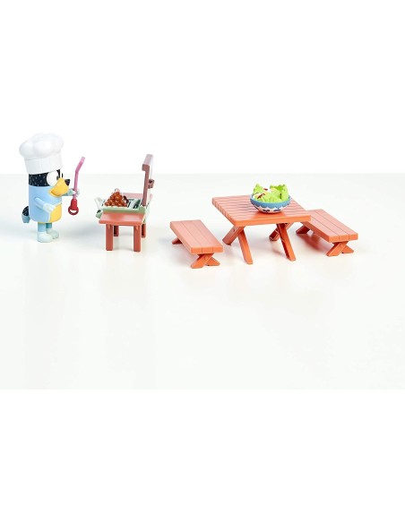 Blue PLA plaset set Barbecue in the garden back BB GIOBLY10000-1 Giochi Preziosi | Futurartshop.com