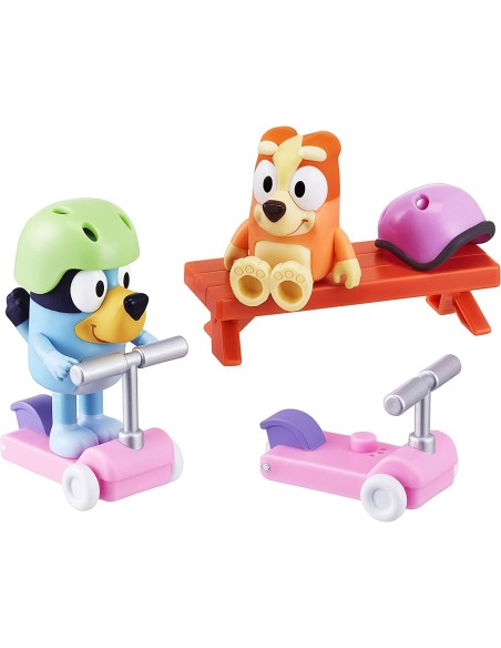 Bluey e Bingo playset divertimento con il monopattino GIOBLY12000-2 Giochi Preziosi | Futurartshop.com