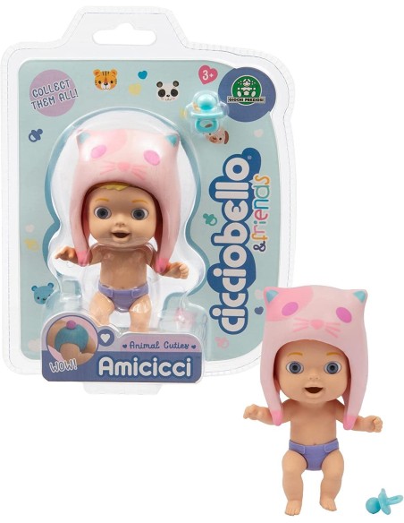 Cicciobello Amicicci animal Cuties-5 models GIOCC038000 Giochi Preziosi | Futurartshop.com