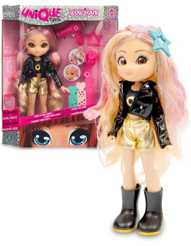 Unique Eyes bambola Rebecca Wow Hair GIOMYM08000-3 Giochi Preziosi | Futurartshop.com
