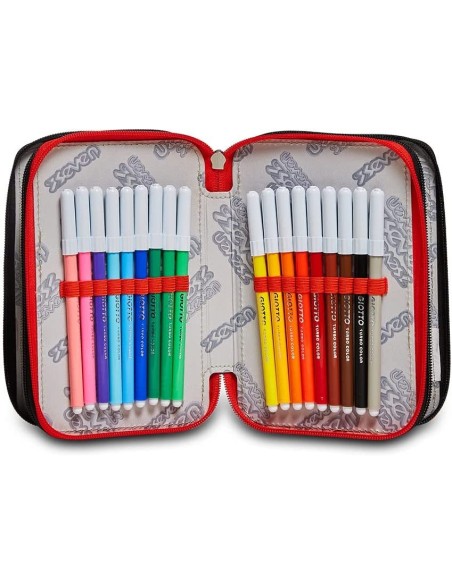 Seven Astuccio 3 zip Rock on Boy SEV301012220-899 Seven | Futurartshop.com