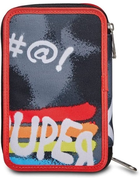 Seven Astuccio 3 zip Rock on Boy SEV301012220-899 Seven | Futurartshop.com