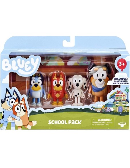 Bluey confezione 4 personaggi - assortiti GIOBLY01000 Giochi Preziosi | Futurartshop.com